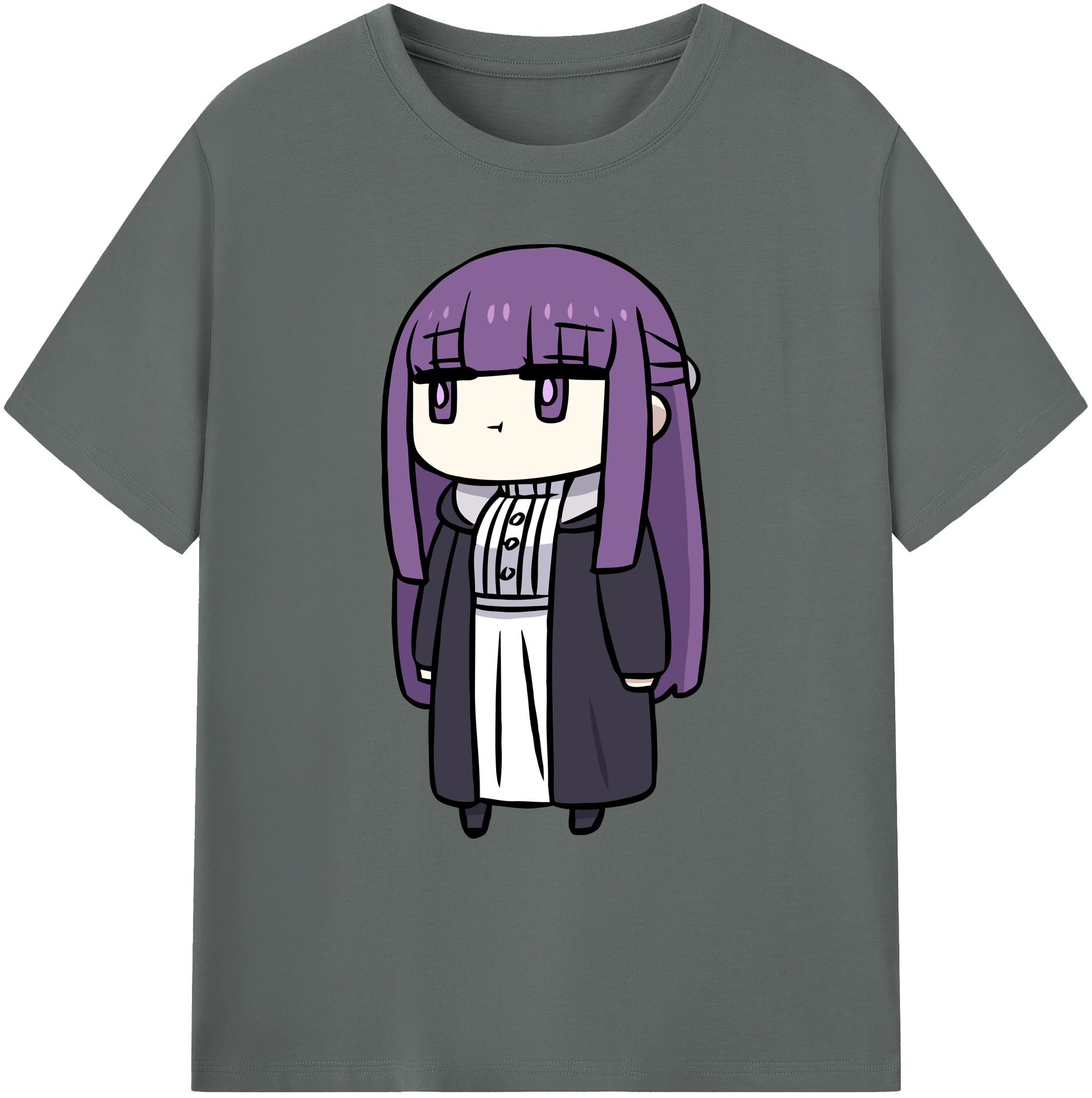 （画像用） 葬送のフリーレン Frieren 綿100％ メンズ半袖Tシャツ｜肌触りやわらか＆通気性